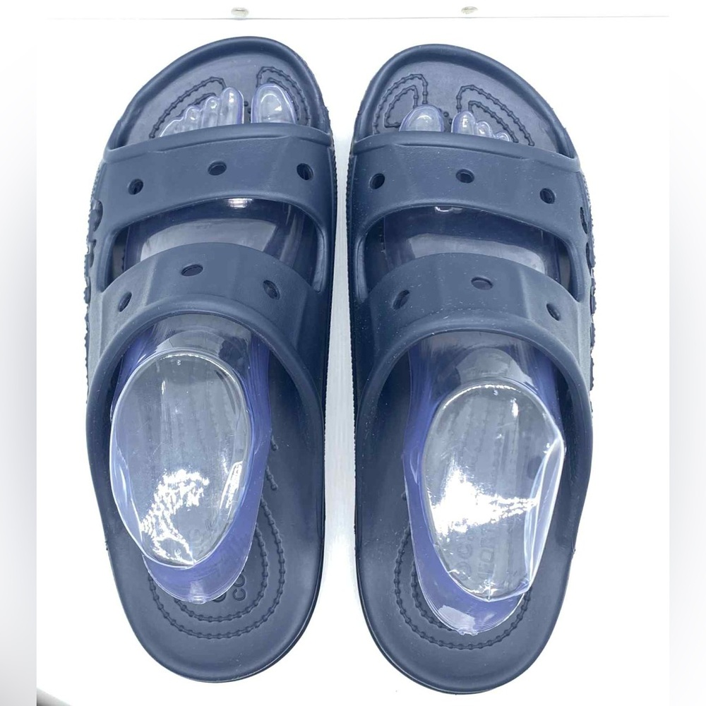 CROCS Baya Slide Sandal Navy #207627 Unisex Size Women’s 10 Men’s 8 - Picture 3 of 7